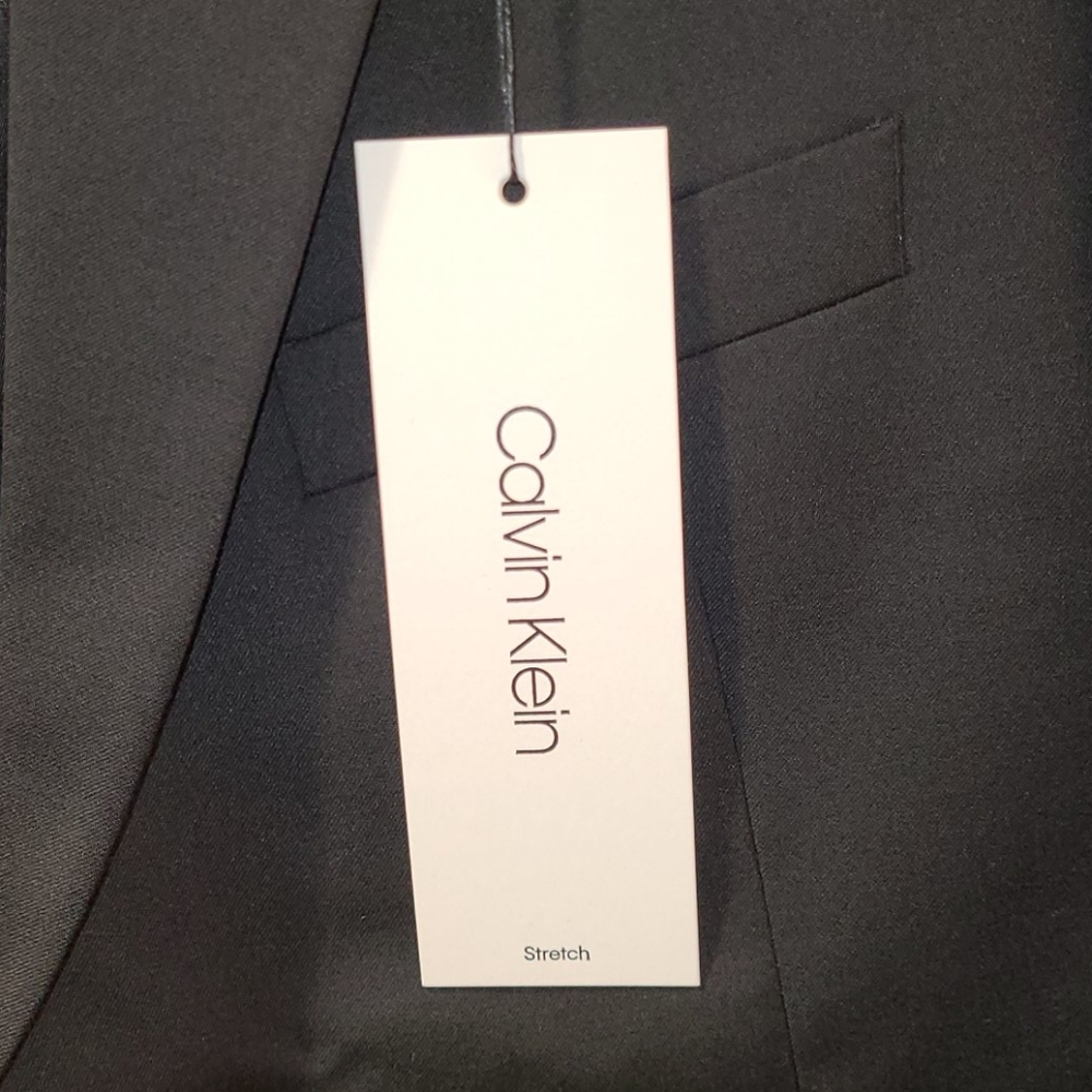 Calvin Klein wool blazer stretch black - Picture 2 of 12
